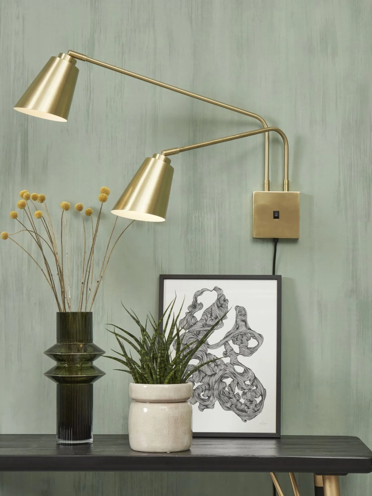 Wandlampen|Wandlampen-It's about RoMi Bremen 2 spots Wandlamp Gold