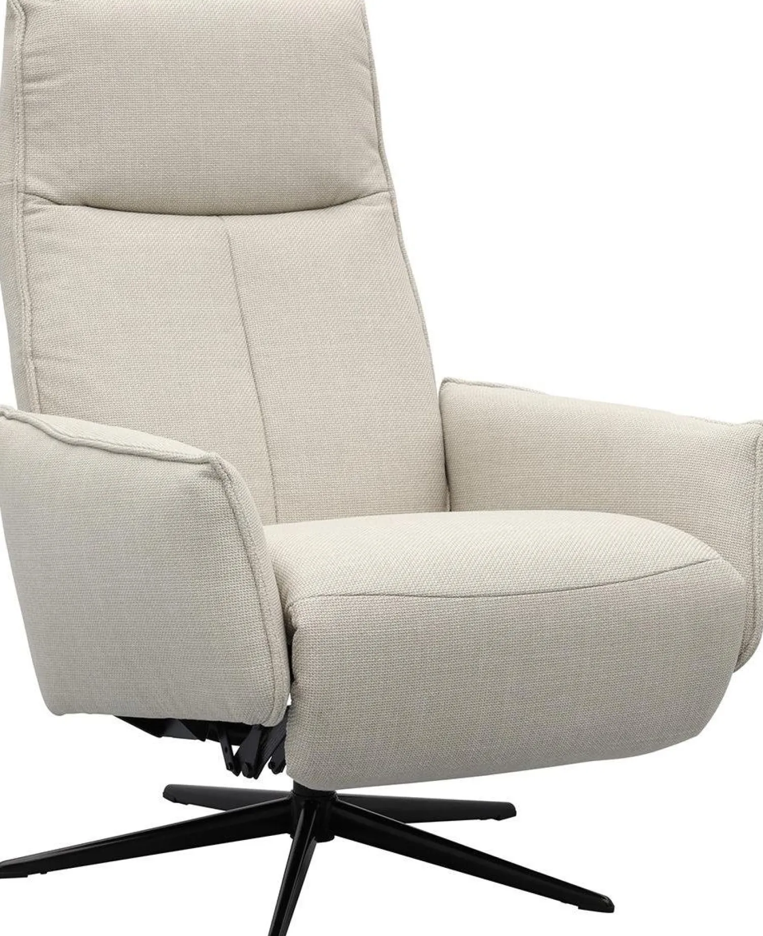 Draaifauteuils-Trendhopper Brenn Relaxfauteuil Beige