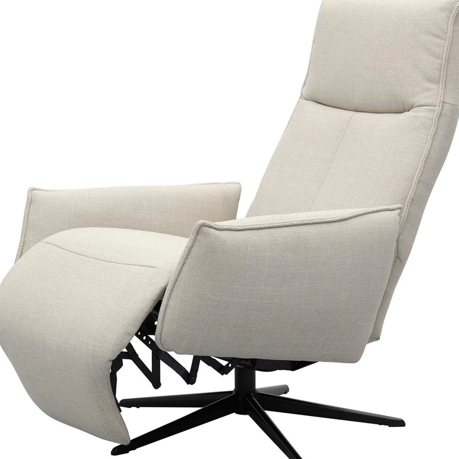 Draaifauteuils-Trendhopper Brenn Relaxfauteuil Beige