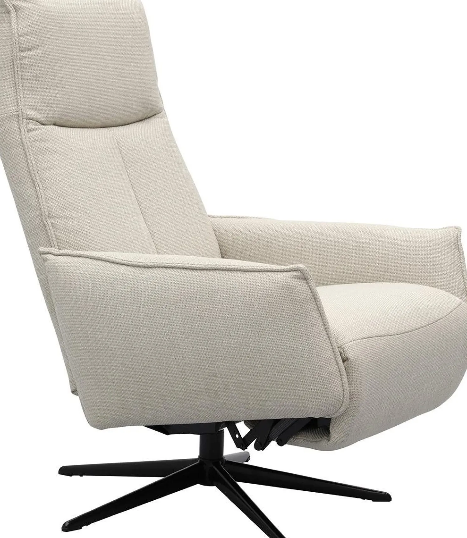 Draaifauteuils-Trendhopper Brenn Relaxfauteuil Beige