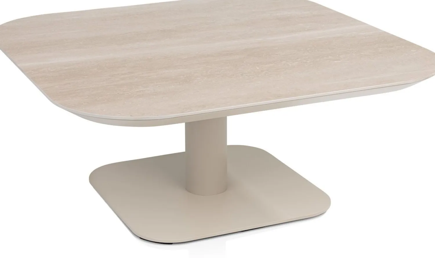 Vierkante Salontafels-XOOON Brianto Salontafel Creme