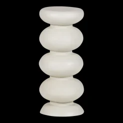 Ronde Bijzettafels-WOOOD Brilo Bijzettafel Creme
