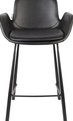 Leren Barkrukken|Barkrukken Met Armleuning-Zuiver Brit LL (set van 2) Barkruk Black