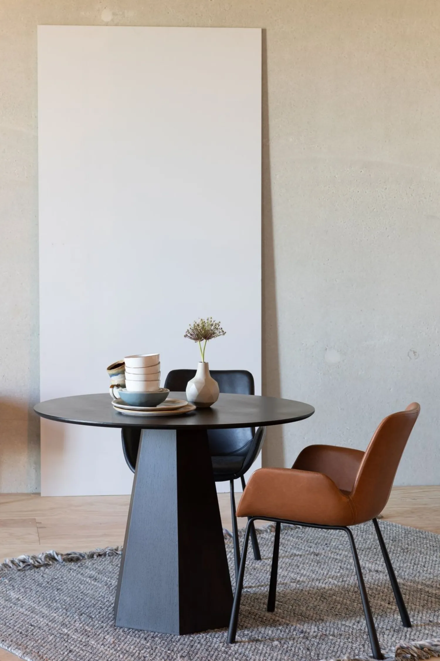 Eetkamerstoelen Met Armleuning-Zuiver Brit (set van 2) Eetkamerstoel Brown