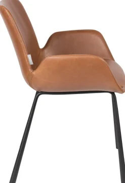 Eetkamerstoelen Met Armleuning-Zuiver Brit (set van 2) Eetkamerstoel Brown