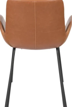 Eetkamerstoelen Met Armleuning-Zuiver Brit (set van 2) Eetkamerstoel Brown