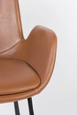 Eetkamerstoelen Met Armleuning-Zuiver Brit (set van 2) Eetkamerstoel Brown