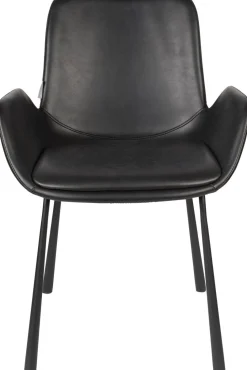 Eetkamerstoelen Met Armleuning-Zuiver Brit (set van 2) Eetkamerstoel Black
