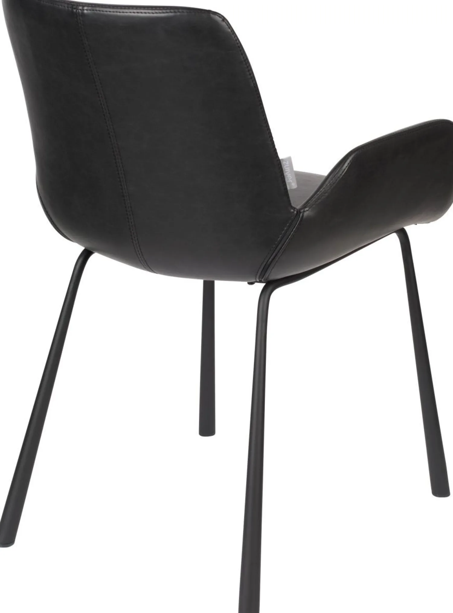 Eetkamerstoelen Met Armleuning-Zuiver Brit (set van 2) Eetkamerstoel Black
