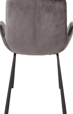Eetkamerstoelen Met Armleuning-Zuiver Brit (set van 2) Eetkamerstoel Dark Grey