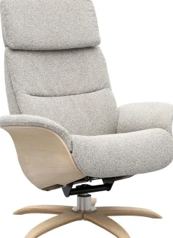 Draaifauteuils|Relaxfauteuils-Trendhopper Brixen Relaxfauteuil Grey