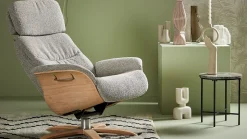 Draaifauteuils|Relaxfauteuils-Trendhopper Brixen Relaxfauteuil Grey