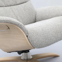 Draaifauteuils|Relaxfauteuils-Trendhopper Brixen Relaxfauteuil Grey