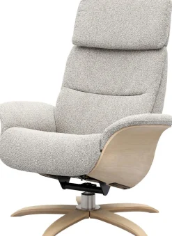 Draaifauteuils|Relaxfauteuils-Trendhopper Brixen Relaxfauteuil Grey