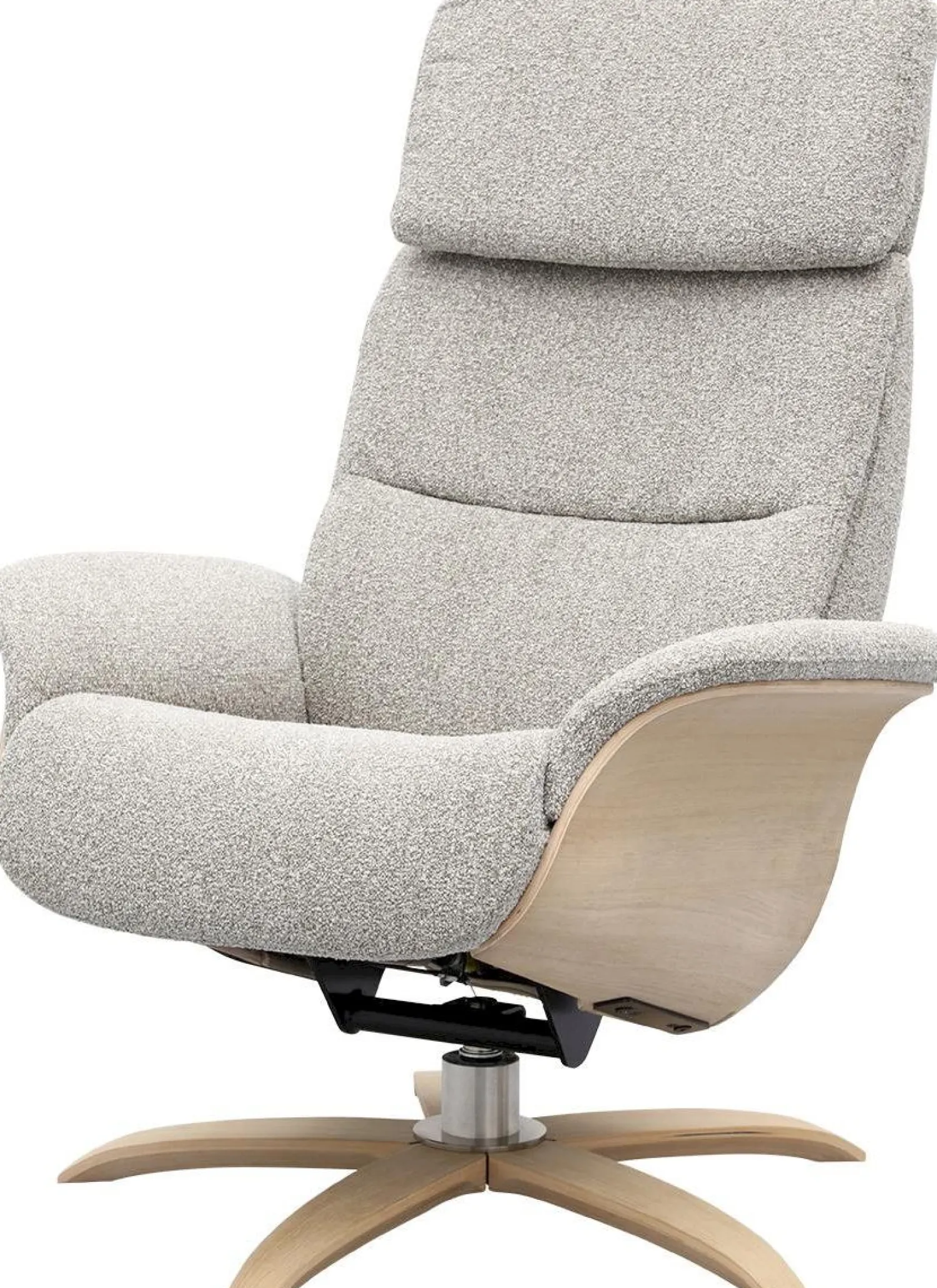 Draaifauteuils|Relaxfauteuils-Trendhopper Brixen Relaxfauteuil Grey