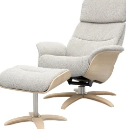 Draaifauteuils|Relaxfauteuils-Trendhopper Brixen Relaxfauteuil Grey