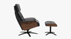 Relaxfauteuils-Trendhopper Brixen Relaxfauteuil Semi Black