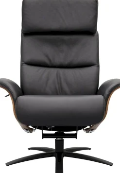 Relaxfauteuils-Trendhopper Brixen Relaxfauteuil Semi Black