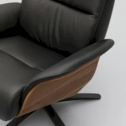 Relaxfauteuils-Trendhopper Brixen Relaxfauteuil Semi Black