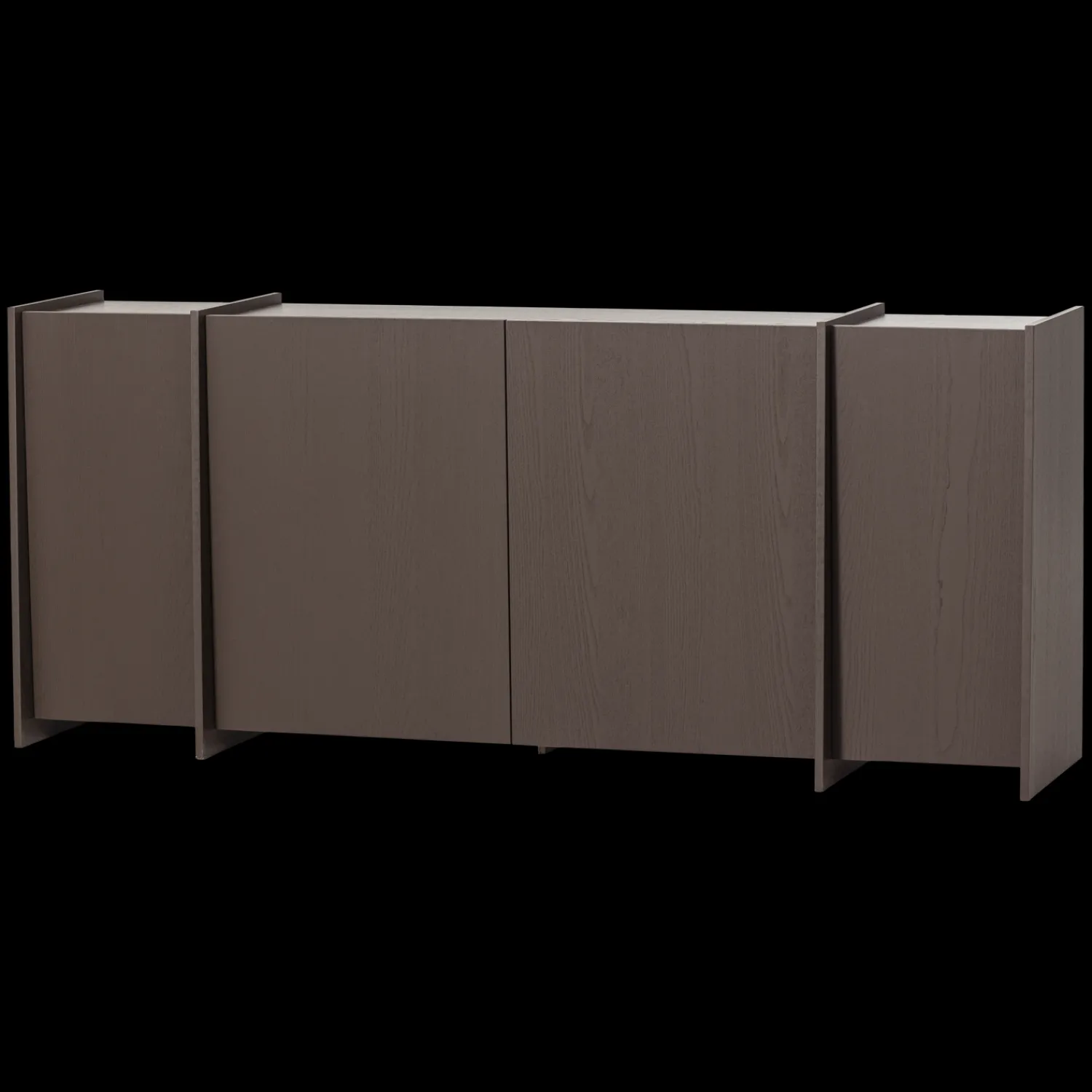 Dressoirs-WOOOD Brock Dressoir Bruin