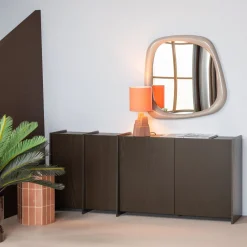 Dressoirs-WOOOD Brock Dressoir Bruin