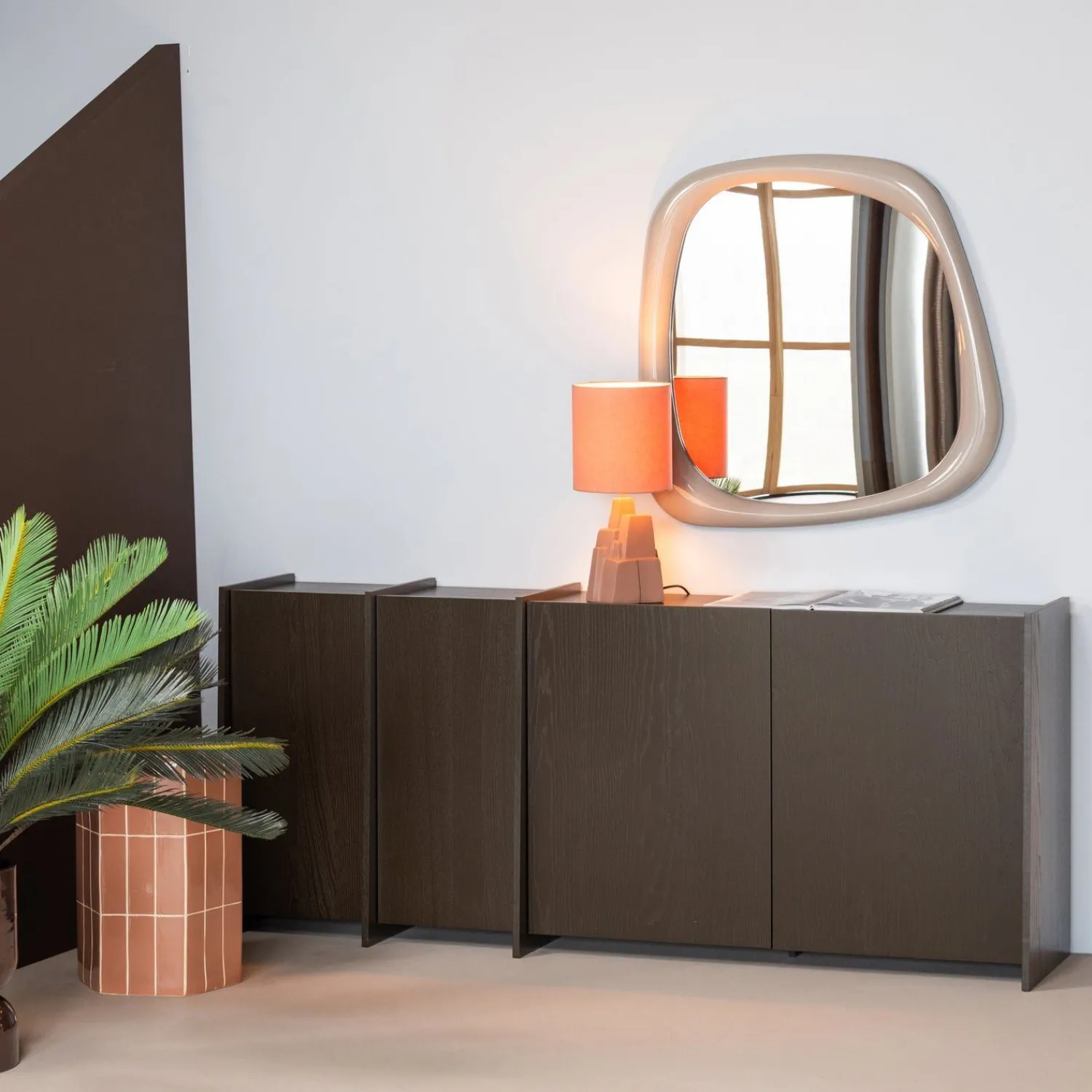 Dressoirs-WOOOD Brock Dressoir Bruin