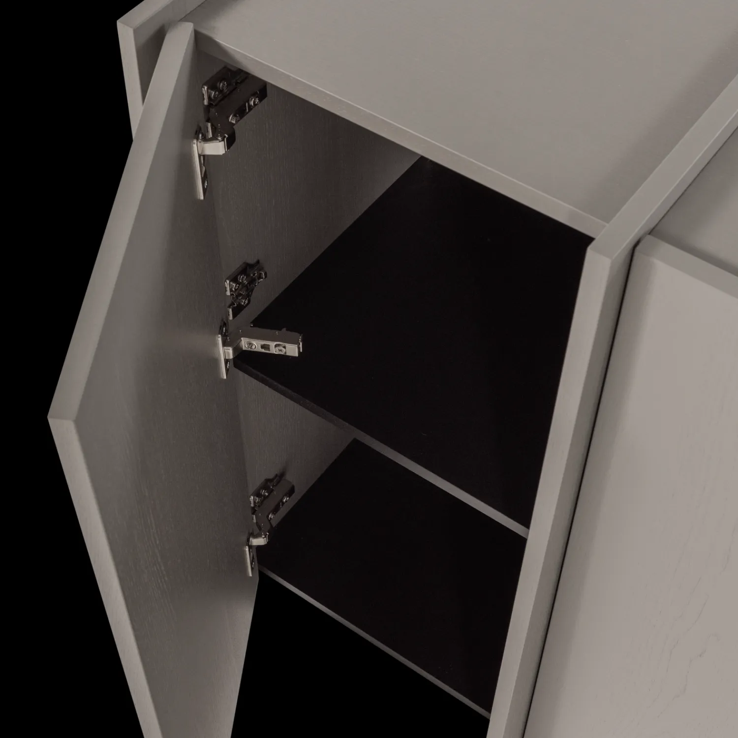 Dressoirs-WOOOD Brock Dressoir Grijs