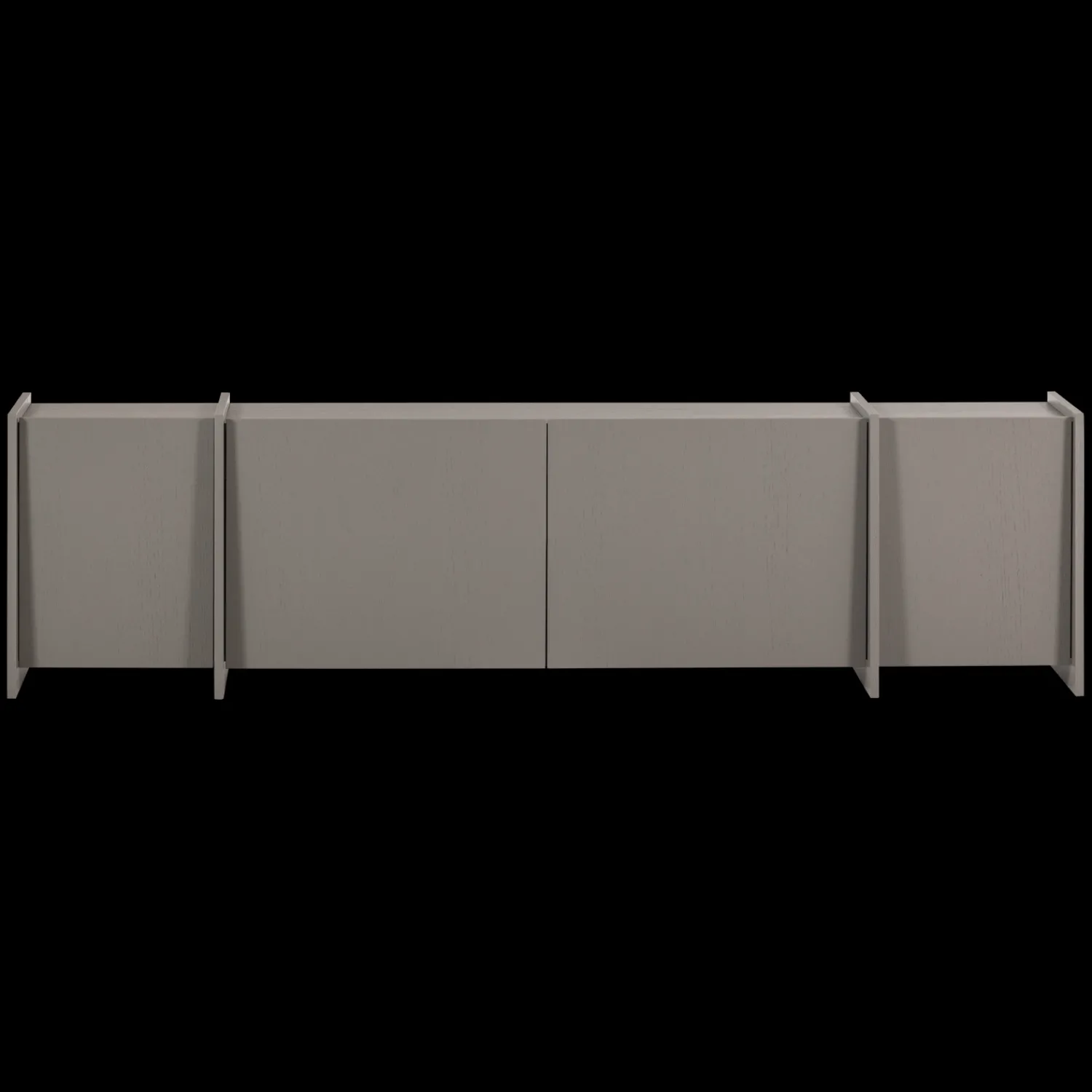 Tv-Meubels-WOOOD Brock Tv-meubel Grijs