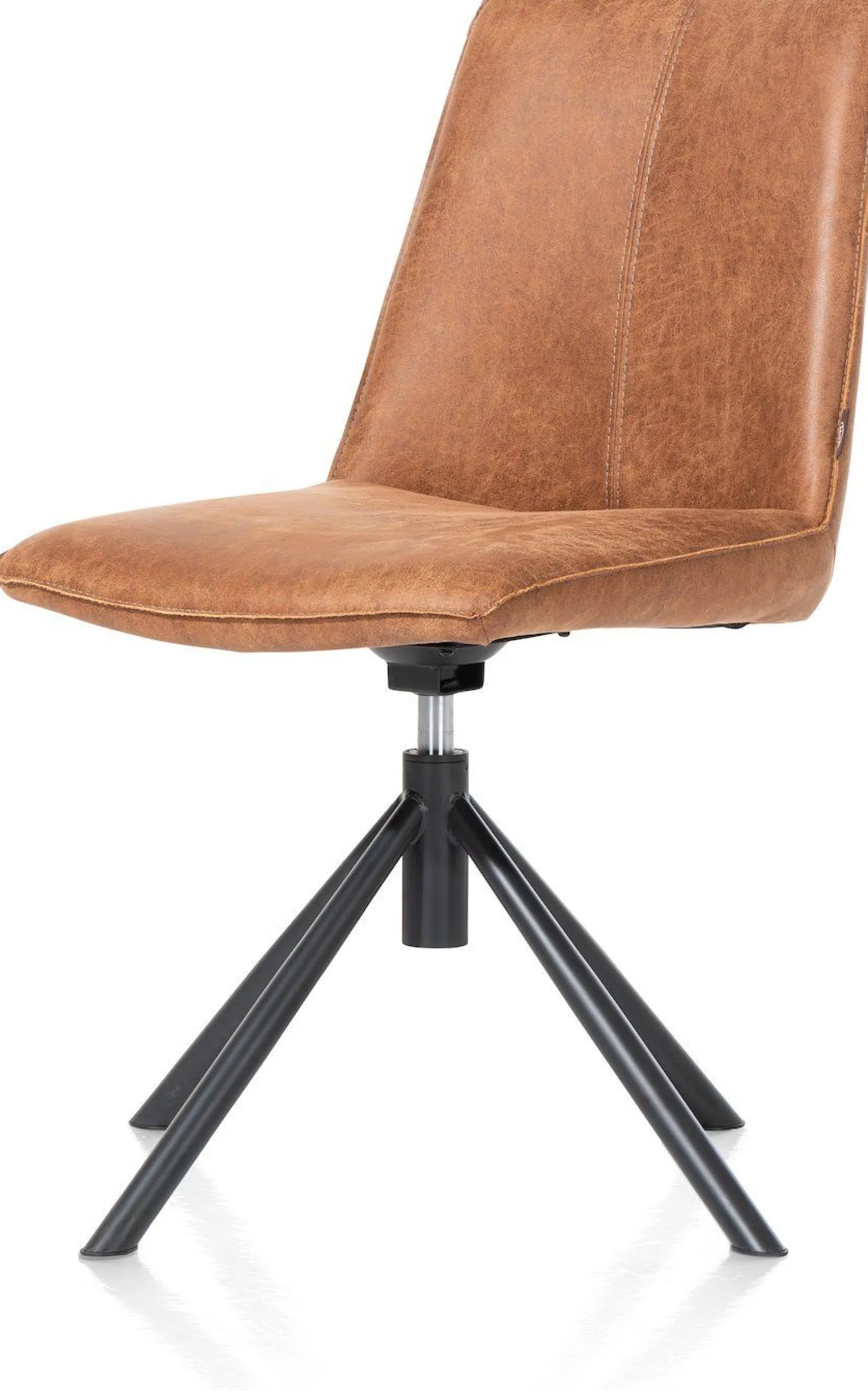 Draaibare Eetkamerstoelen|Eetkamerstoelen Zonder Armleuning-Henders en Hazel Brody Eetkamerstoel Cognac