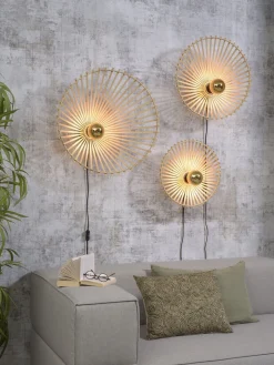 Industriële Wandlampen|Wandlampen-Good&Mojo Bromo Asymmetrical Wandlamp Natural