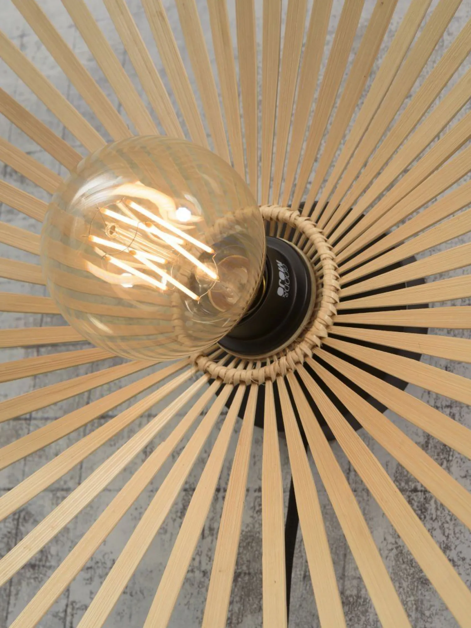 Industriële Wandlampen|Wandlampen-Good&Mojo Bromo Asymmetrical Wandlamp Natural