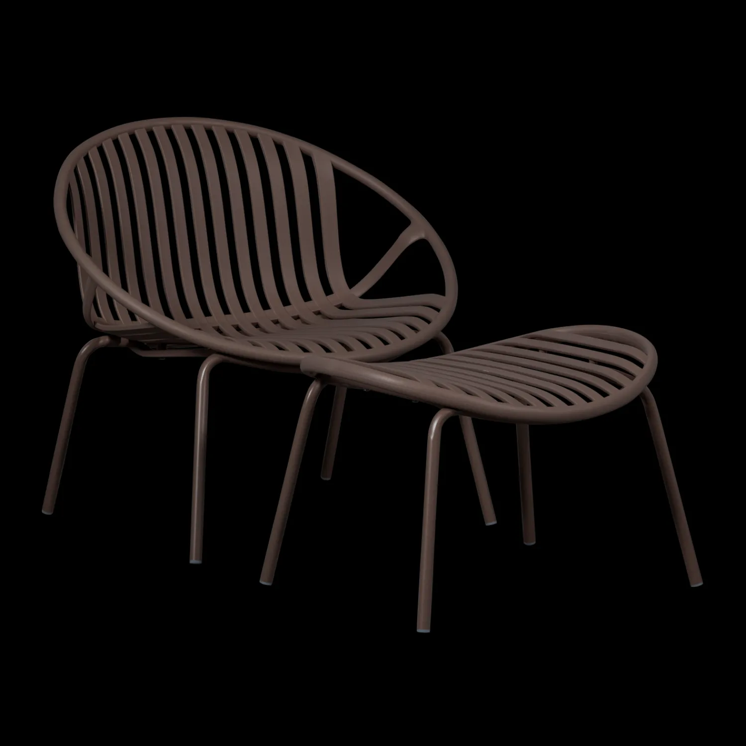 Tuinstoelen-WOOOD Bruce Tuin Loungestoel Bruin