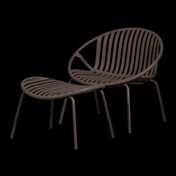 Tuinstoelen-WOOOD Bruce Tuin Loungestoel Bruin