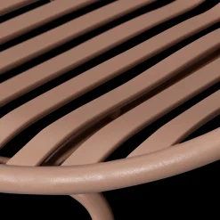 Tuinstoelen-WOOOD Bruce Tuin Loungestoel Salmon Pink