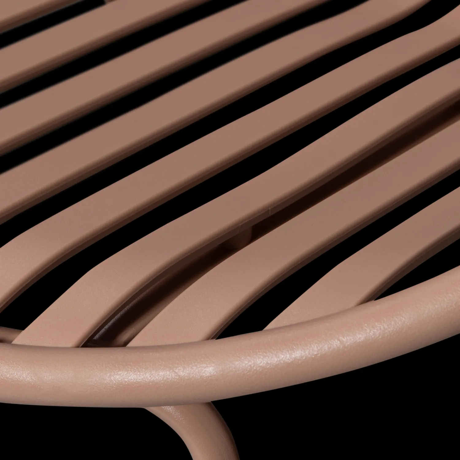 Tuinstoelen-WOOOD Bruce Tuin Loungestoel Salmon Pink