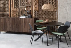 Ronde Eettafels-Trendhopper Bruno Eettafel Zwart