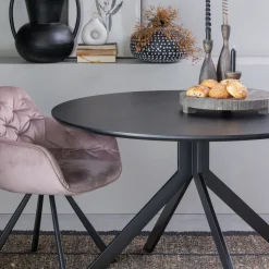 Ronde Eettafels-Trendhopper Bruno Eettafel Zwart