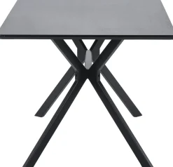 Rechthoekige Eettafels|Ronde Eettafels-WOOOD Bruno Eettafel Zwart