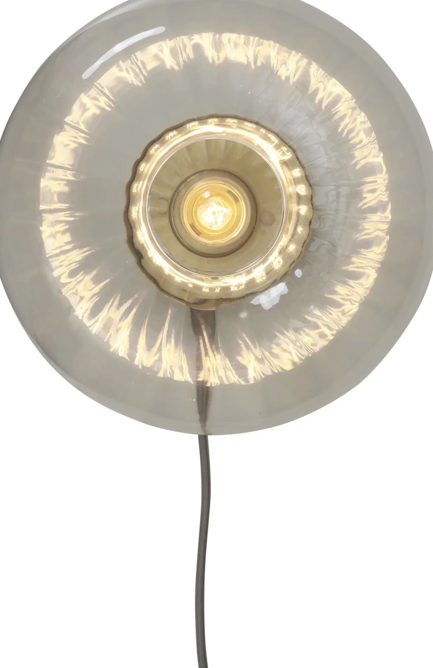 Industriële Wandlampen|Wandlampen-It's about RoMi Brussels Wandlamp Transparent, Gold