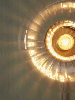 Industriële Wandlampen|Wandlampen-It's about RoMi Brussels Wandlamp Transparent, Gold