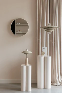 Spiegels-Zuiver Bubbles Spiegel Beige