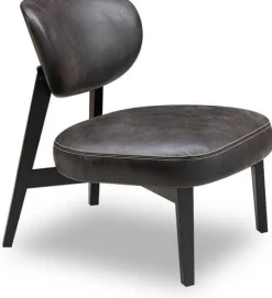 Leren Fauteuils-Eijerkamp Collectie Buddy Fauteuil Zwart