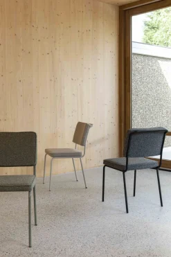 Eetkamerstoelen Zonder Armleuning-Zuiver Buddy (set van 2) Eetkamerstoel Beige