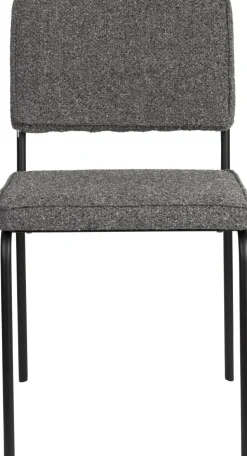 Eetkamerstoelen Zonder Armleuning-Zuiver Buddy (set van 2) Eetkamerstoel Zwart, Antraciet