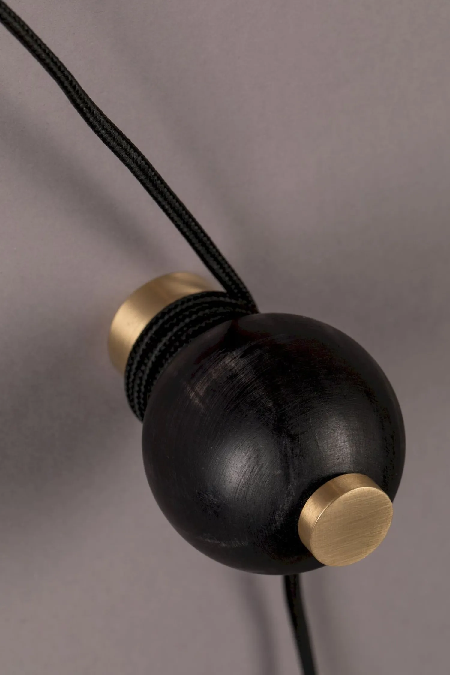 Wandlampen|Wandlampen-Dutchbone Bulan Wandlamp Black, Brass