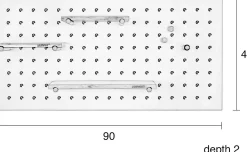 Vazen & Potten-Zuiver Bundy Pegboard White
