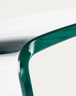 Glazen Bijzettafels-Kave Home Burano Set van 2 Bijzettafel Transparant