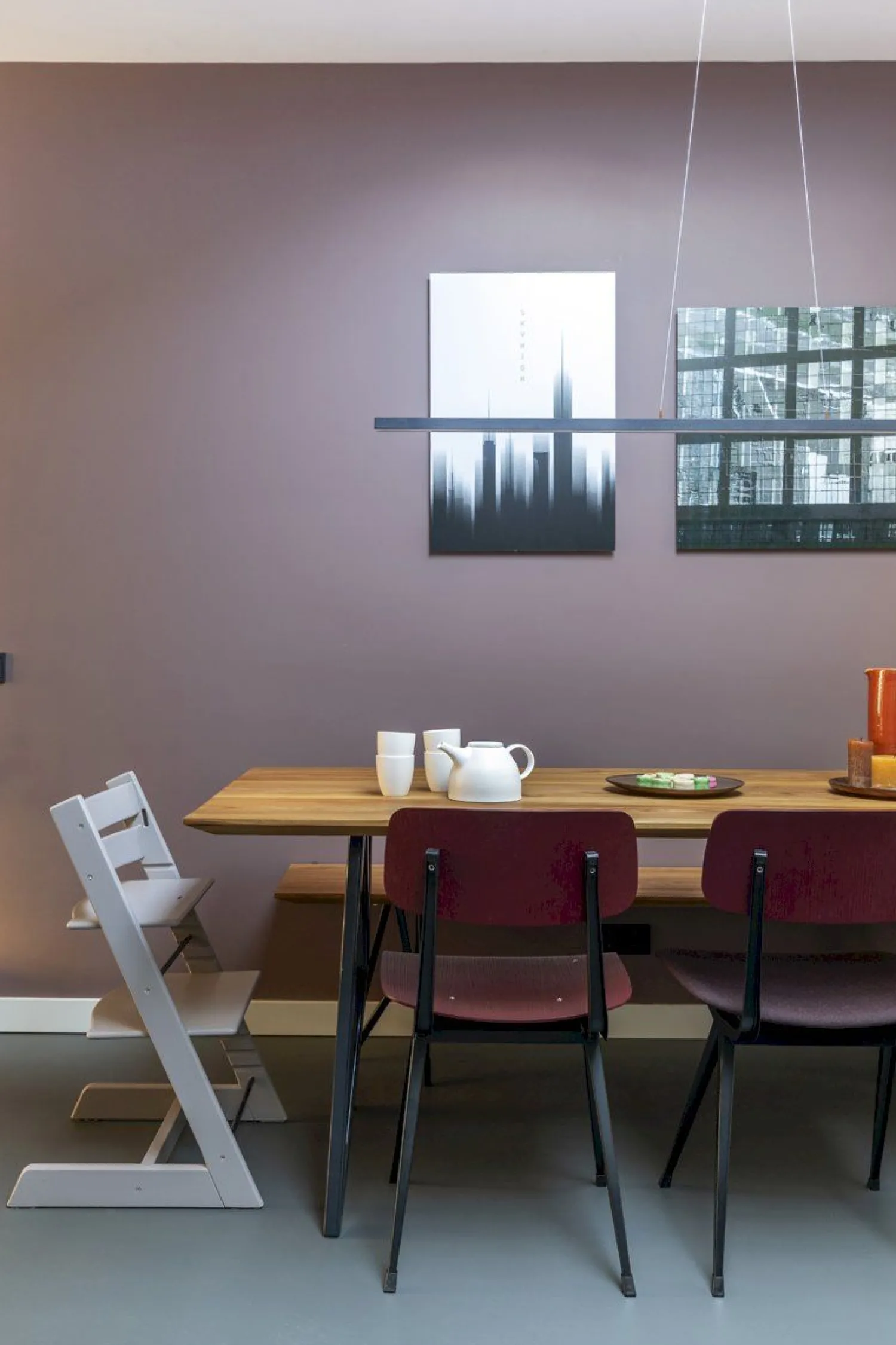 Houten Eettafels|Rechthoekige Eettafels-Studio HENK Butterfly Black Eettafel Naturel