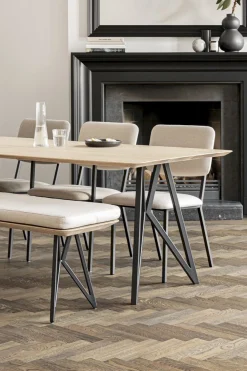Houten Eettafels|Rechthoekige Eettafels-Studio HENK Butterfly Black Eettafel Naturel