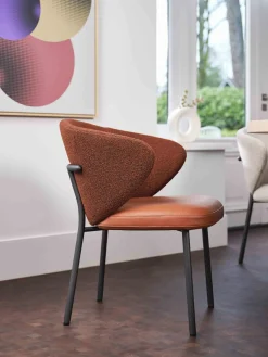 Design Stoelen|Kuipstoelen-Bert Plantagie Calix Four Eetkamerstoel Bronze